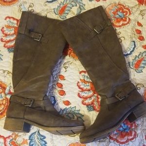 Knee high riding boots
